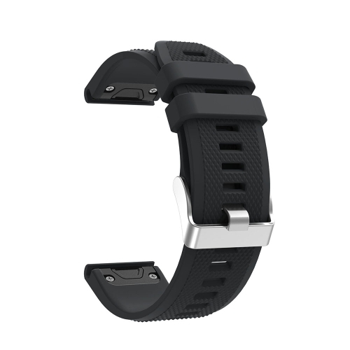 Szilikon pánt Garmin Fenix 5/6/6 Pro fekete akciós termékkép 1