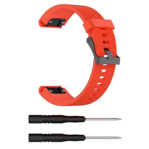SZILIKON pánt Garmin Fenix 5S / 5S Plus / 6S narancssárga akciós termékkép 1