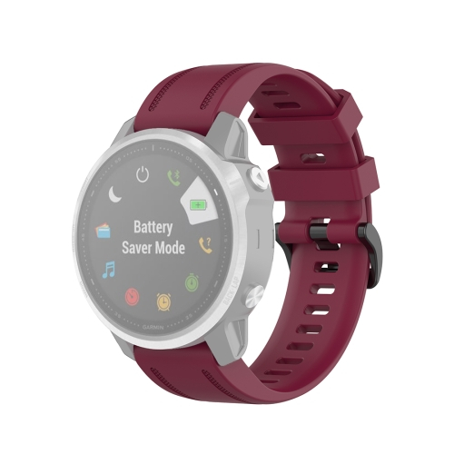 SZILIKON Szíj Garmin Fenix 6S / 6S Pro / 6S Zafír bordó akciós termékkép 1