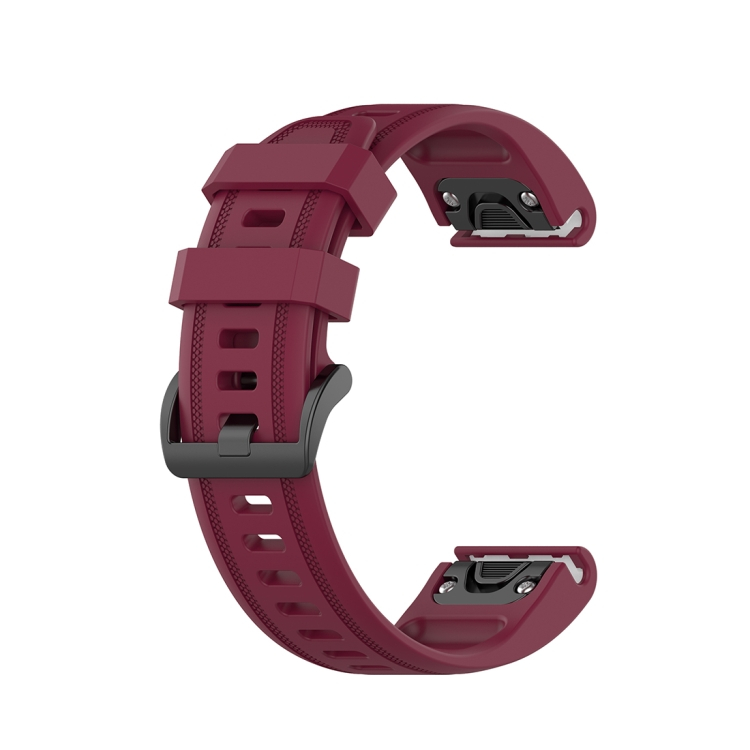 SZILIKON Szíj Garmin Fenix 6S / 6S Pro / 6S Zafír bordó termék 2. képe