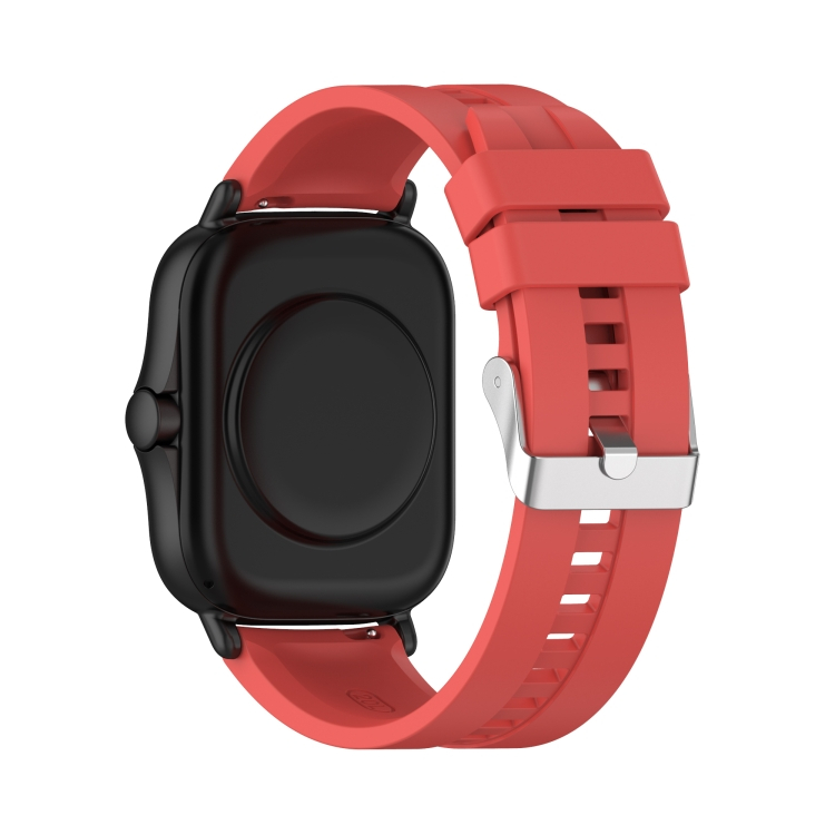 SZILIKON Szíj Xiaomi Amazfit GTS 2 / GTS 2e / GTS 2 Mini 20mm piros termék 2. képe