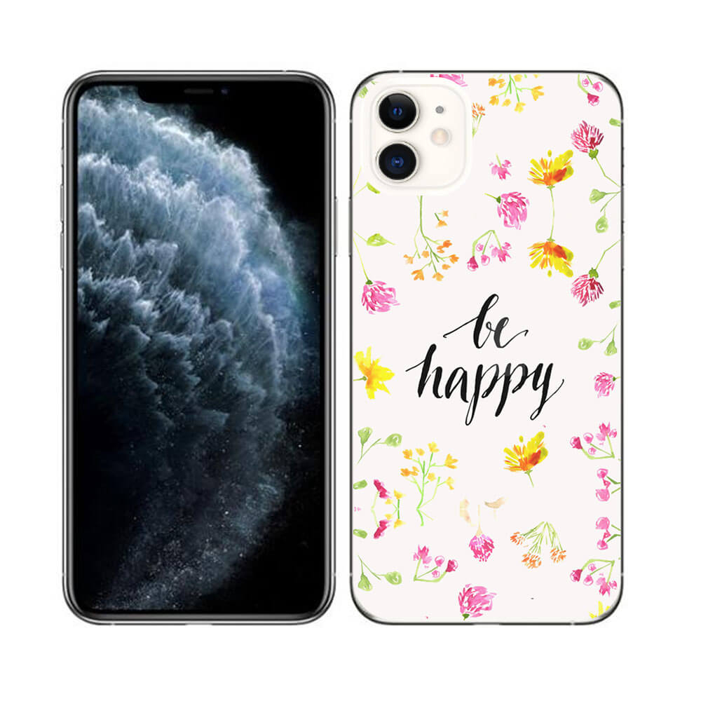 PROTEMIO MY ART Apple iPhone 11 BE HAPPY védőtok (019) akciós termékkép 1