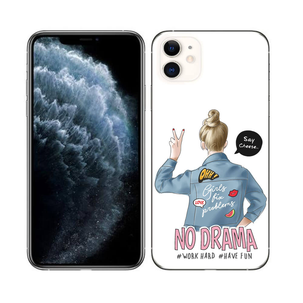 PROTEMIO MY ART Apple iPhone 11 NO DRAMA védőtok (138) akciós termékkép 1