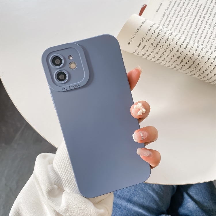 TELJES Apple iPhone 12 Pro Max kék szilikon borítás akciós termékkép 1
