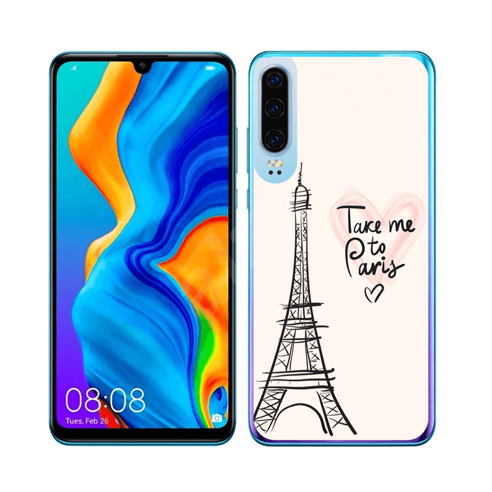PROTEMIO MY ART védőtok Huawei P30 PARIS (057) akciós termékkép 1