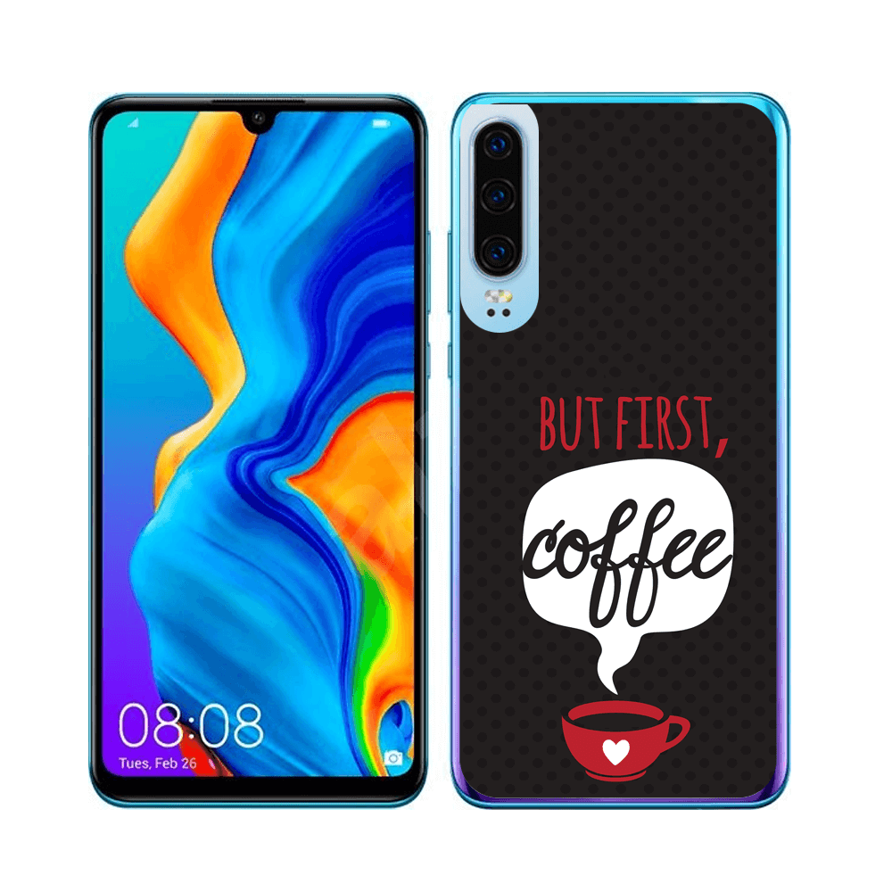 PROTEMIO MY ART védőtok Huawei P30 COFFEE (056) akciós termékkép 1
