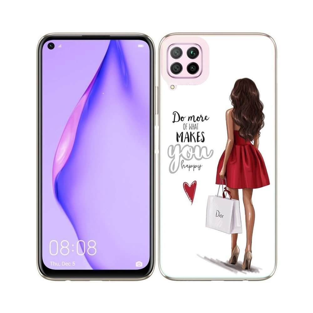 PROTEMIO MY ART Védőtok Huawei P40 Lite RED DRESS (137) akciós termékkép 1
