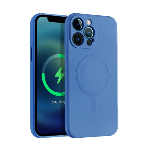 RUBBER MAGSAFE tok Apple iPhone 13 mini sötétkék akciós termékkép 1