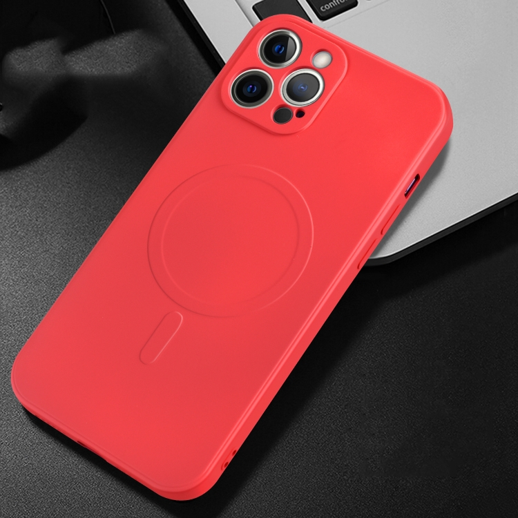 RUBBER MAGSAFE borító Apple iPhone 13 Pro Max piros termék 2. képe