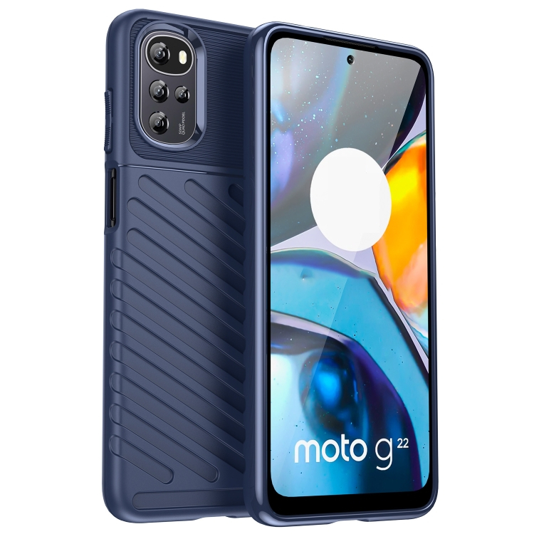THUNDER Védőburkolat Motorola Moto E32 / E32s kék akciós termékkép 1