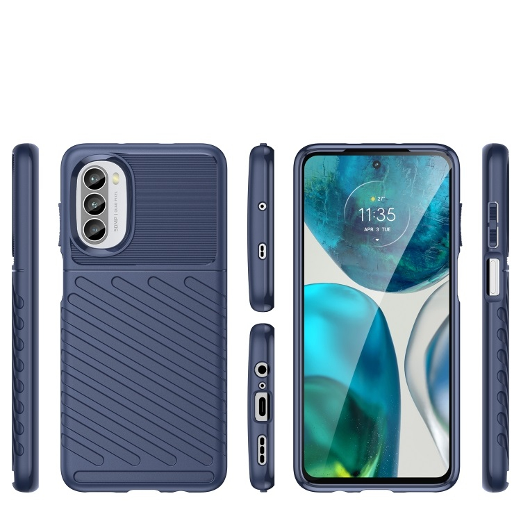 THUNDER Védőburkolat Motorola Moto G82 5G kék termék 2. képe
