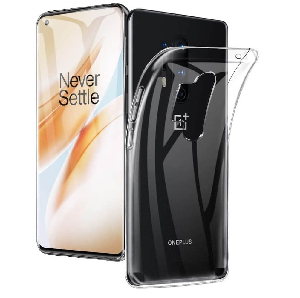 Szilikon borítás OnePlus 8 Pro átlátszó akciós termékkép 1