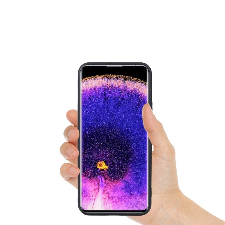 Szilikon borítás Oppo Find X5 Pro fekete termék 2. képe