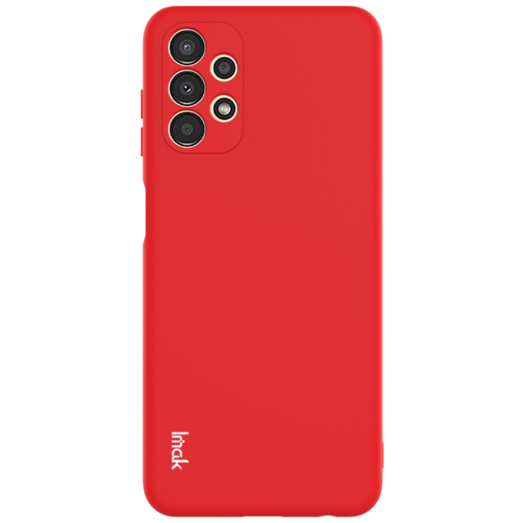 IMAK RUBBER Szilikon tok Samsung Galaxy A13 piros akciós termékkép 1