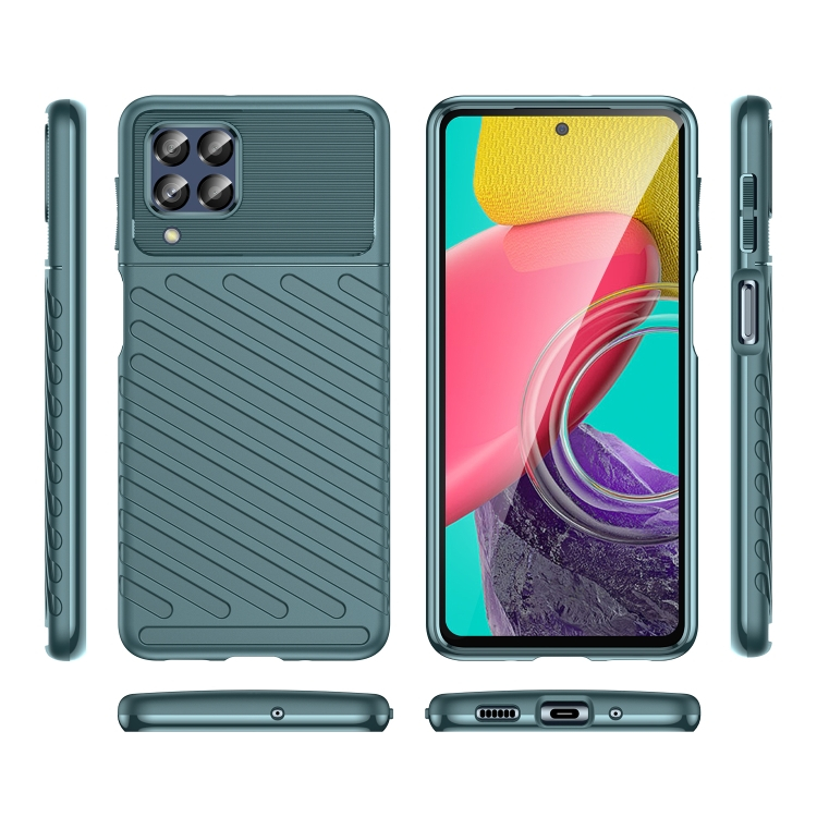 THUNDER Védőburkolat Samsung Galaxy M53 5G zöld termék 2. képe