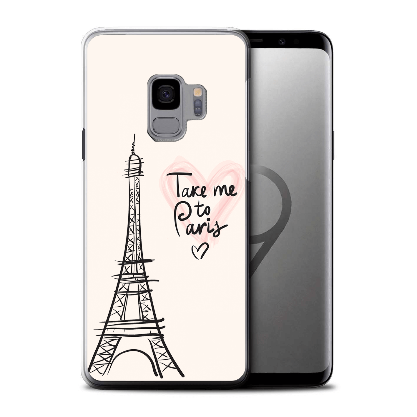 PROTEMIO MY ART kryt Samsung Galaxy S9 PARIS (057) akciós termékkép 1