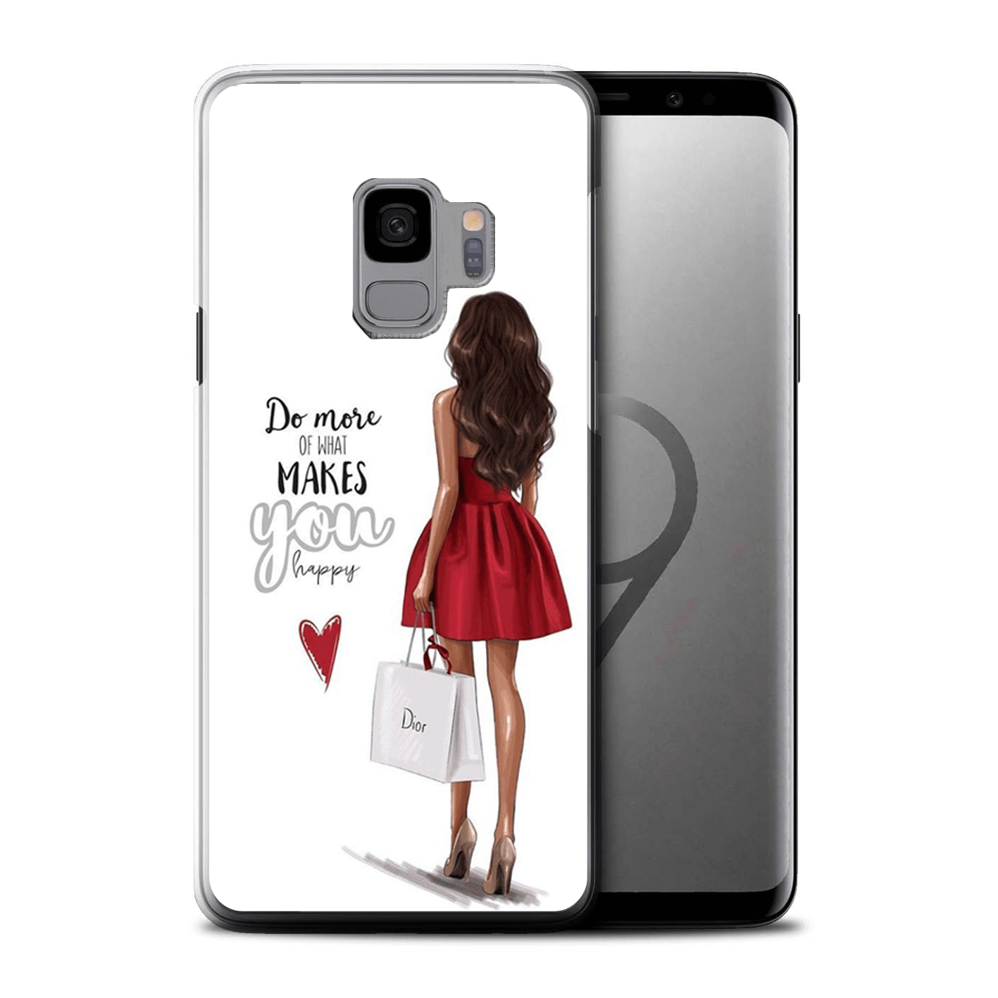 PROTEMIO MY ART kryt Samsung Galaxy S9 RED DRESS (137) termék 2. képe