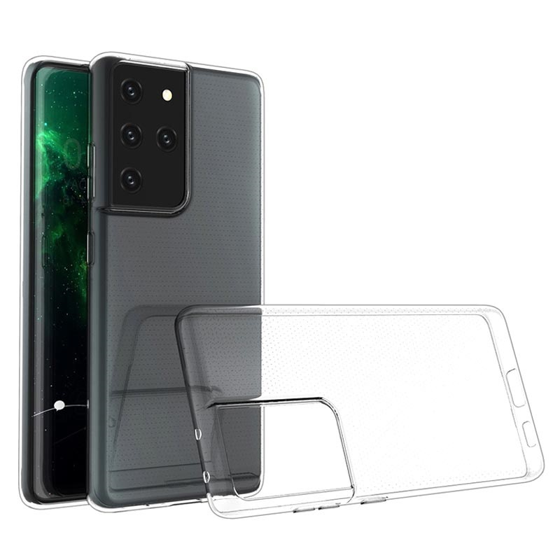 Szilikon burkolat Samsung Galaxy S21 Ultra 5G átlátszó akciós termékkép 1