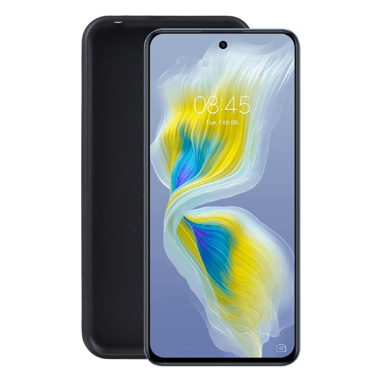 Szilikon huzat Tecno Camon 18 Premier fekete akciós termékkép 1
