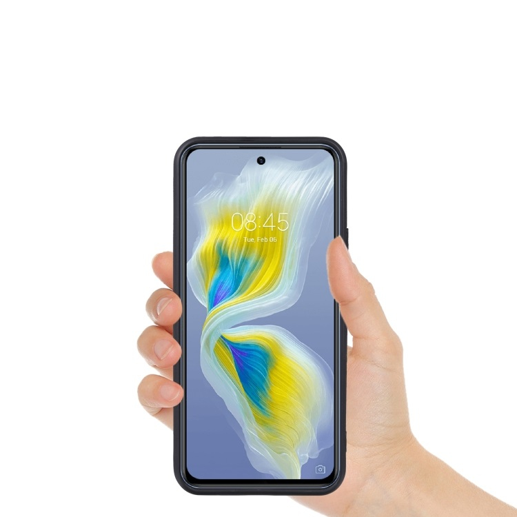Szilikon huzat Tecno Camon 18 Premier fekete termék 2. képe