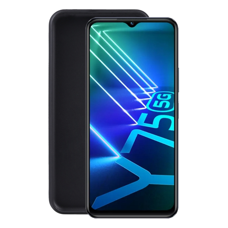Szilikon borítás Vivo Y55 5G fekete akciós termékkép 1