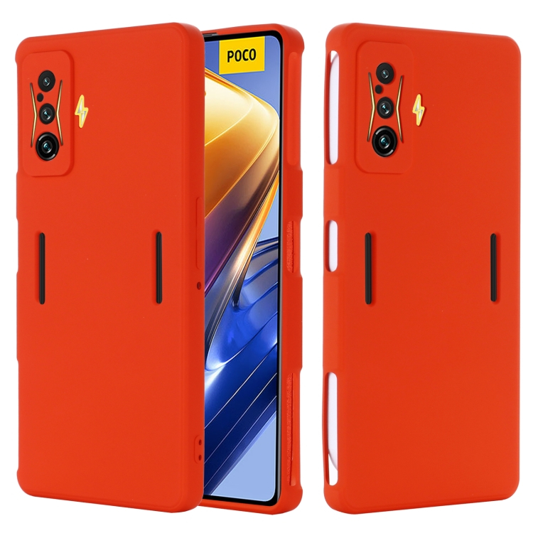 RUBBER Védőburkolat Xiaomi Poco F4 GT piros akciós termékkép 1