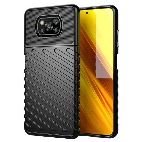 THUNDER Védőburkolat Xiaomi Poco X3 NFC / X3 Pro fekete akciós termékkép 1