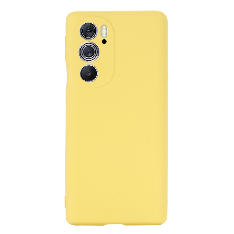 RUBBER Védőburkolat Motorola Edge 30 Pro sárga termék 2. képe