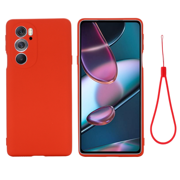RUBBER Védőburkolat Motorola Edge 30 Pro piros termék 2. képe