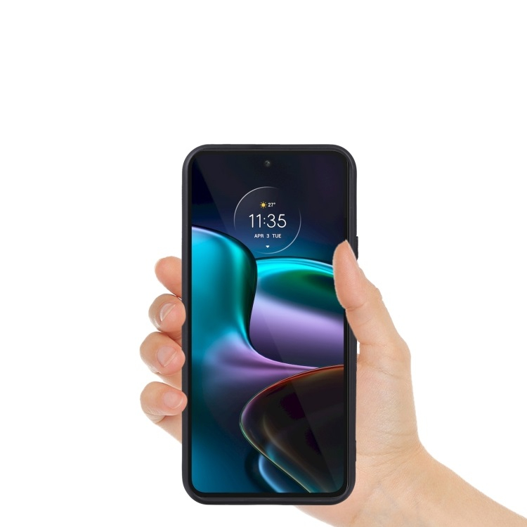 Motorola Edge 30 szilikon tok fekete termék 2. képe