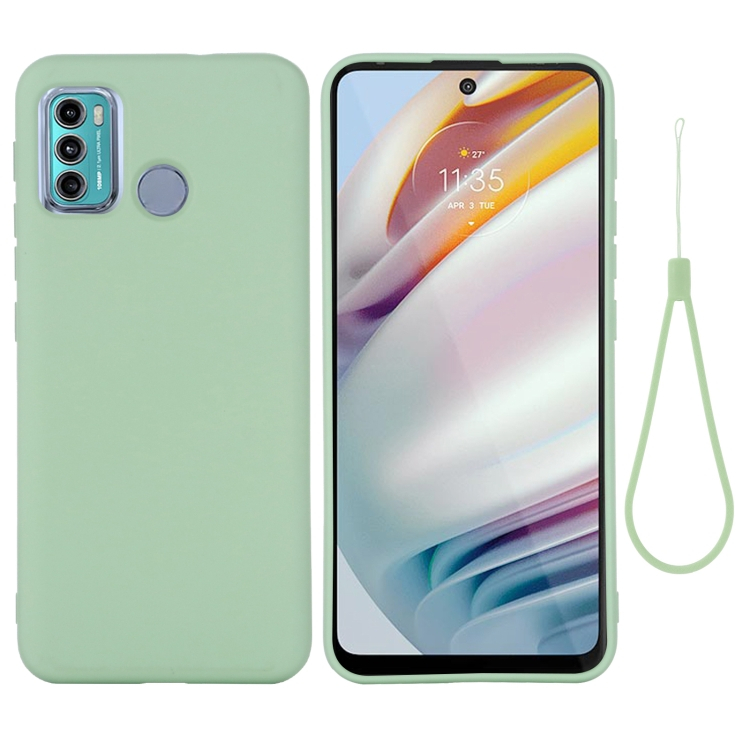 RUBBER Védőburkolat Motorola Moto G60 zöld termék 2. képe