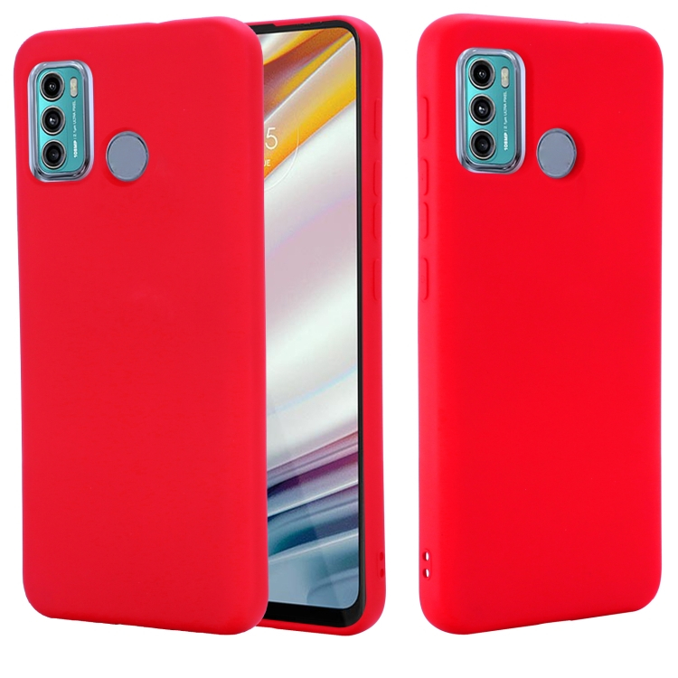RUBBER Motorola Moto G60 védőburkolat piros akciós termékkép 1