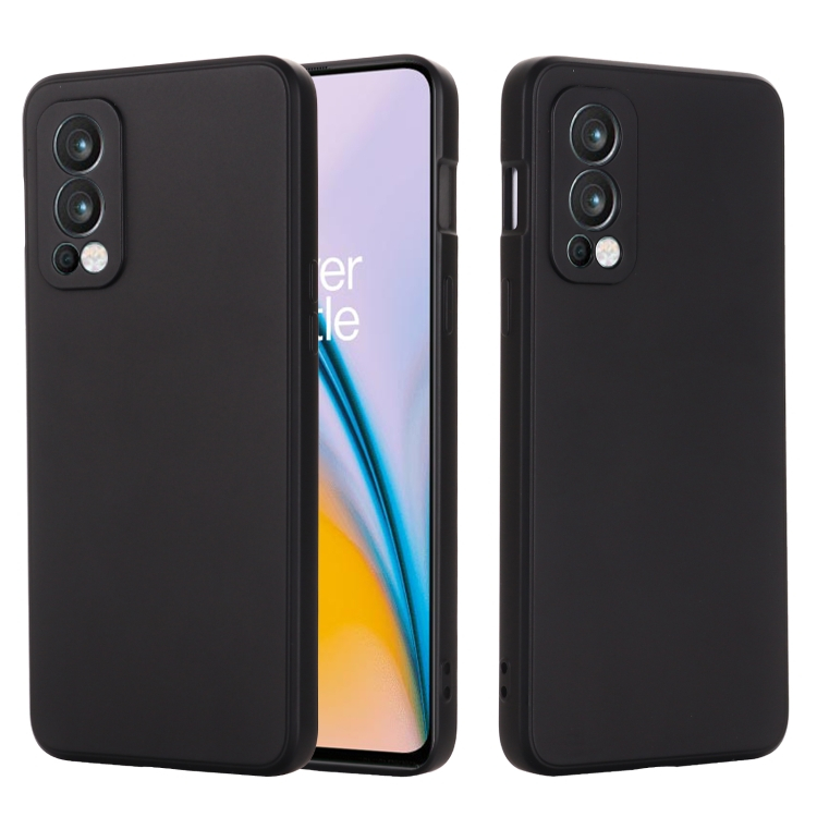RUBBER Védőburkolat OnePlus Nord 2 5G fekete akciós termékkép 1