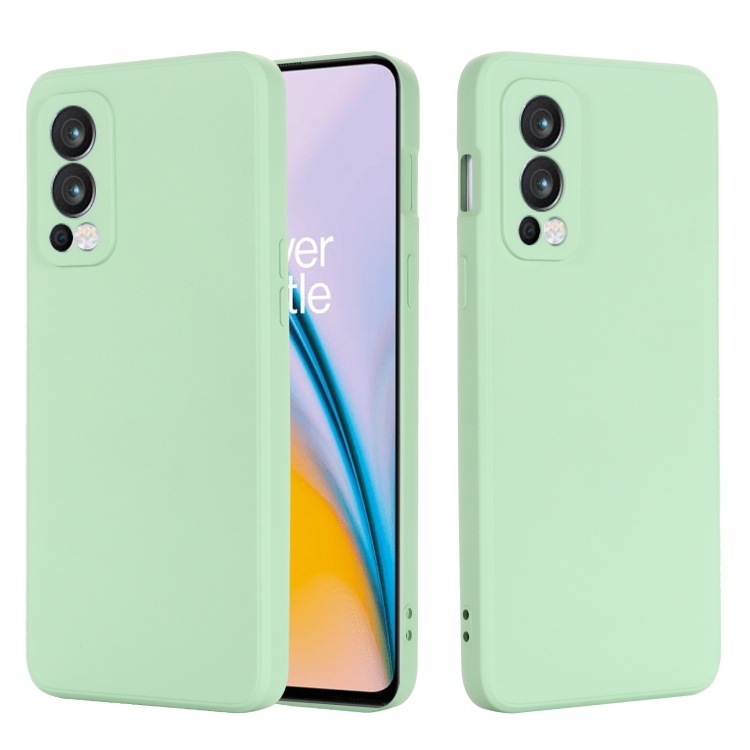 RUBBER Védőburkolat OnePlus Nord 2 5G zöld akciós termékkép 1