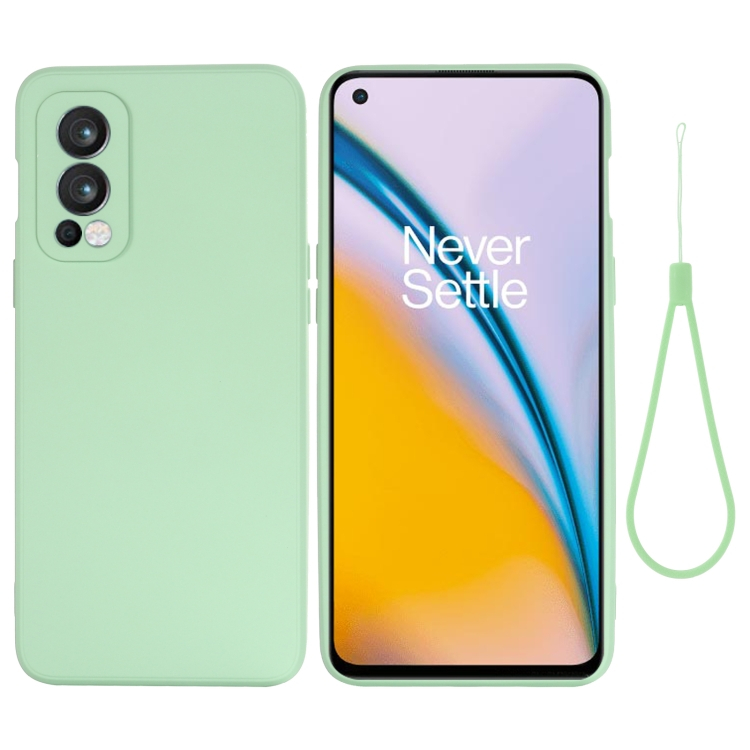 RUBBER Védőburkolat OnePlus Nord 2 5G zöld termék 2. képe