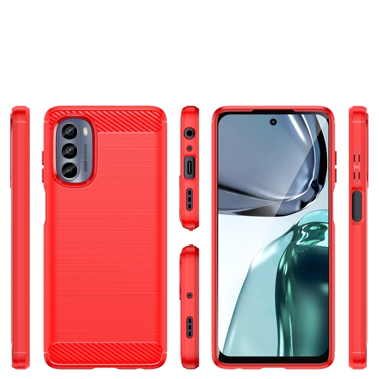 FLEXI TPU burkolat Motorola Moto G62 5G piros termék 2. képe