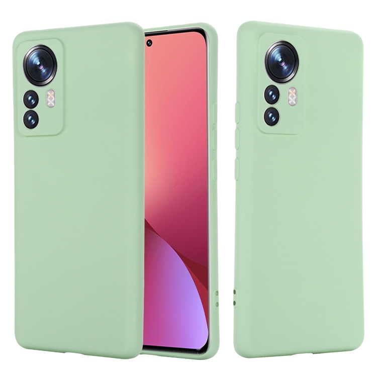 RUBBER Védőburkolat Xiaomi 12 Pro zöld akciós termékkép 1