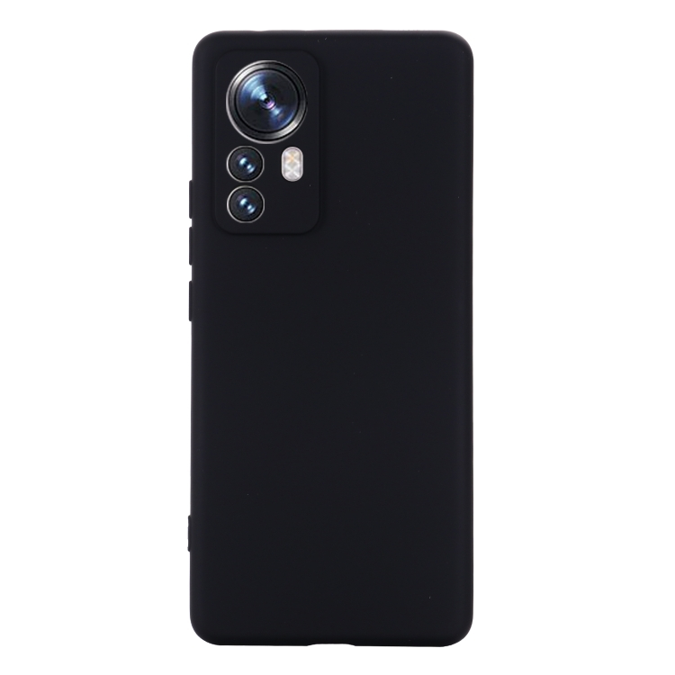 RUBBER Védőburkolat Xiaomi 12 Pro fekete termék 2. képe