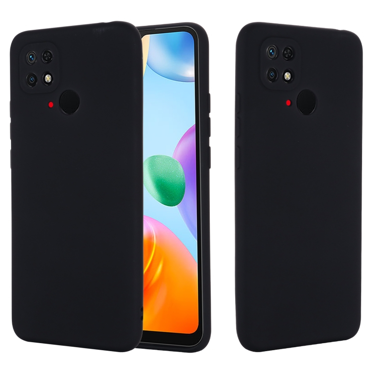 RUBBER Védőburkolat Xiaomi Redmi 10C fekete akciós termékkép 1