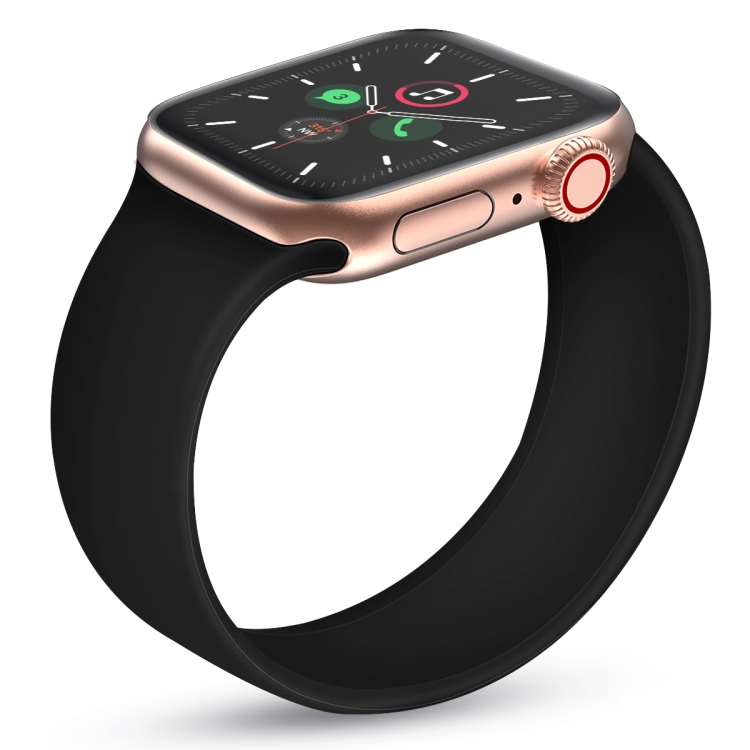 ELASTIC pántos Apple Watch 7 (41 mm) / 6 / SE / 5/4 (40 mm) / 3/2/1 (38 mm) fekete termék 2. képe