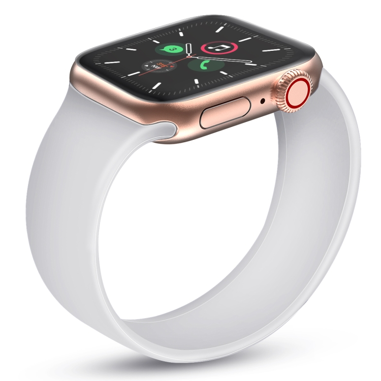 Elasztikus szíj Apple Watch 7 (41 mm) / 6 / SE / 5/4 (40 mm) / 3/2/1 (38 mm) fehér termék 2. képe