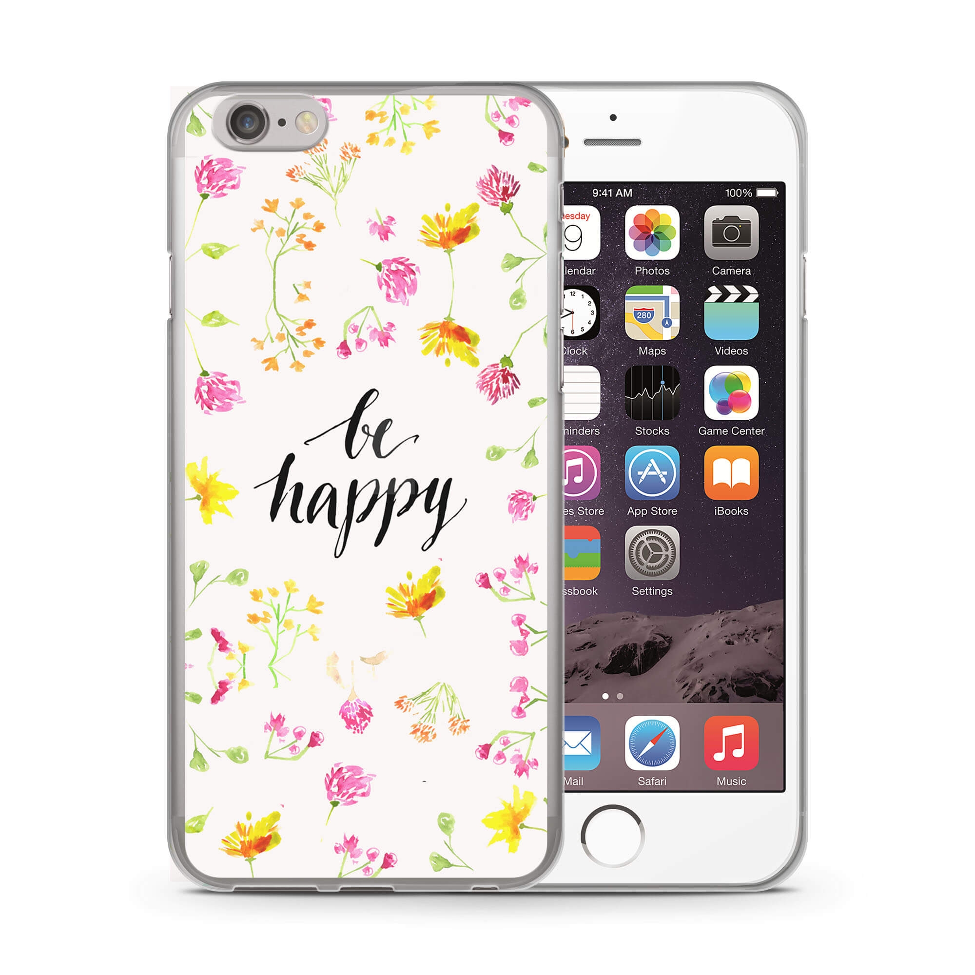 PROTEMIO MY ART kryt Apple iPhone 6 / 6S BE HAPPY (019) akciós termékkép 1
