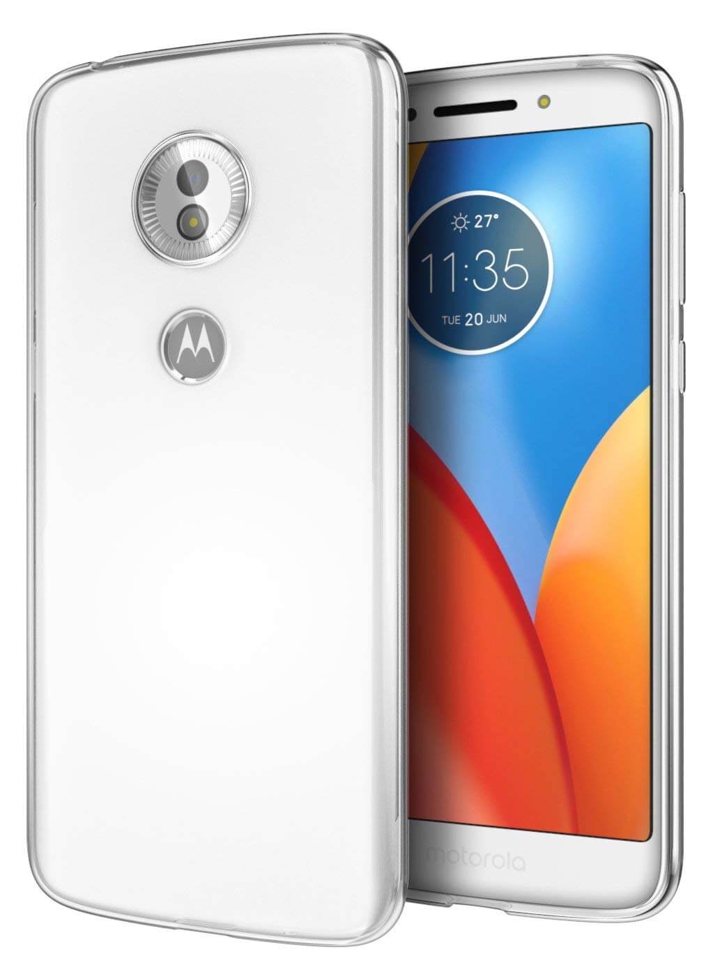 Szilikon borítás Motorola Moto G6 átlátszó