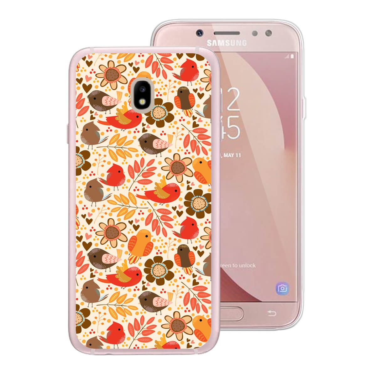 PROTEMIO MY ART kryt Samsung Galaxy J3 2017 (J330) BIRDS (004) (004) akciós termékkép 1