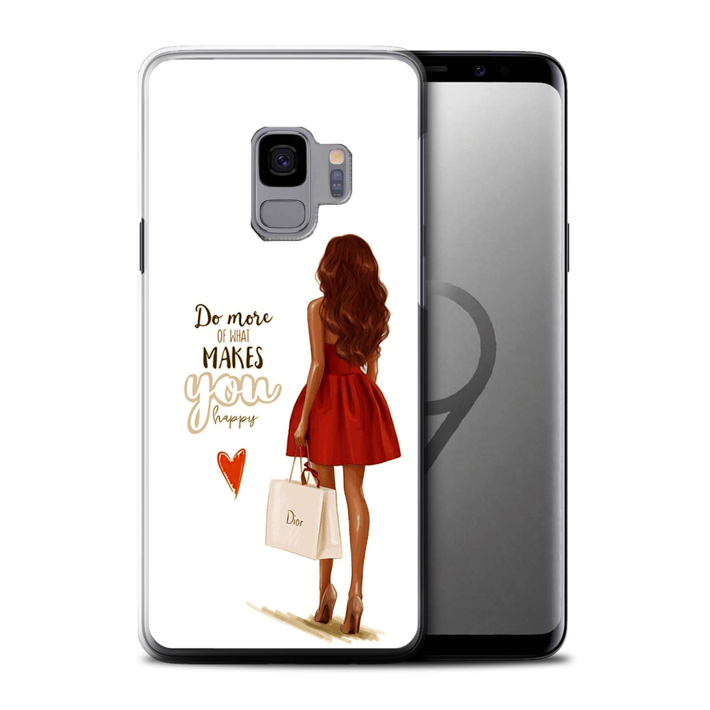 PROTEMIO MY ART kryt Samsung Galaxy S9 RED DRESS (137) akciós termékkép 1