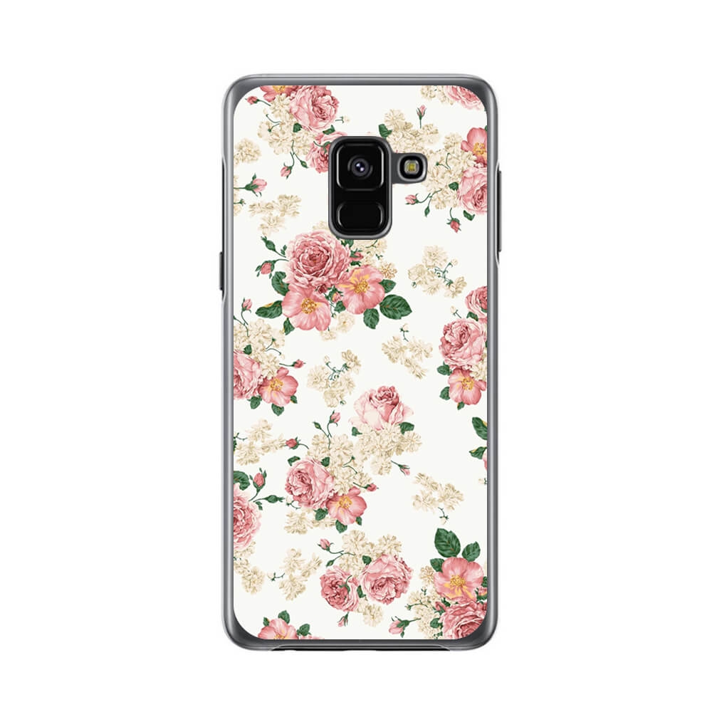 PROTEMIO MY ART obal Samsung Galaxy A8 2018 PINK ROSES (016) akciós termékkép 1