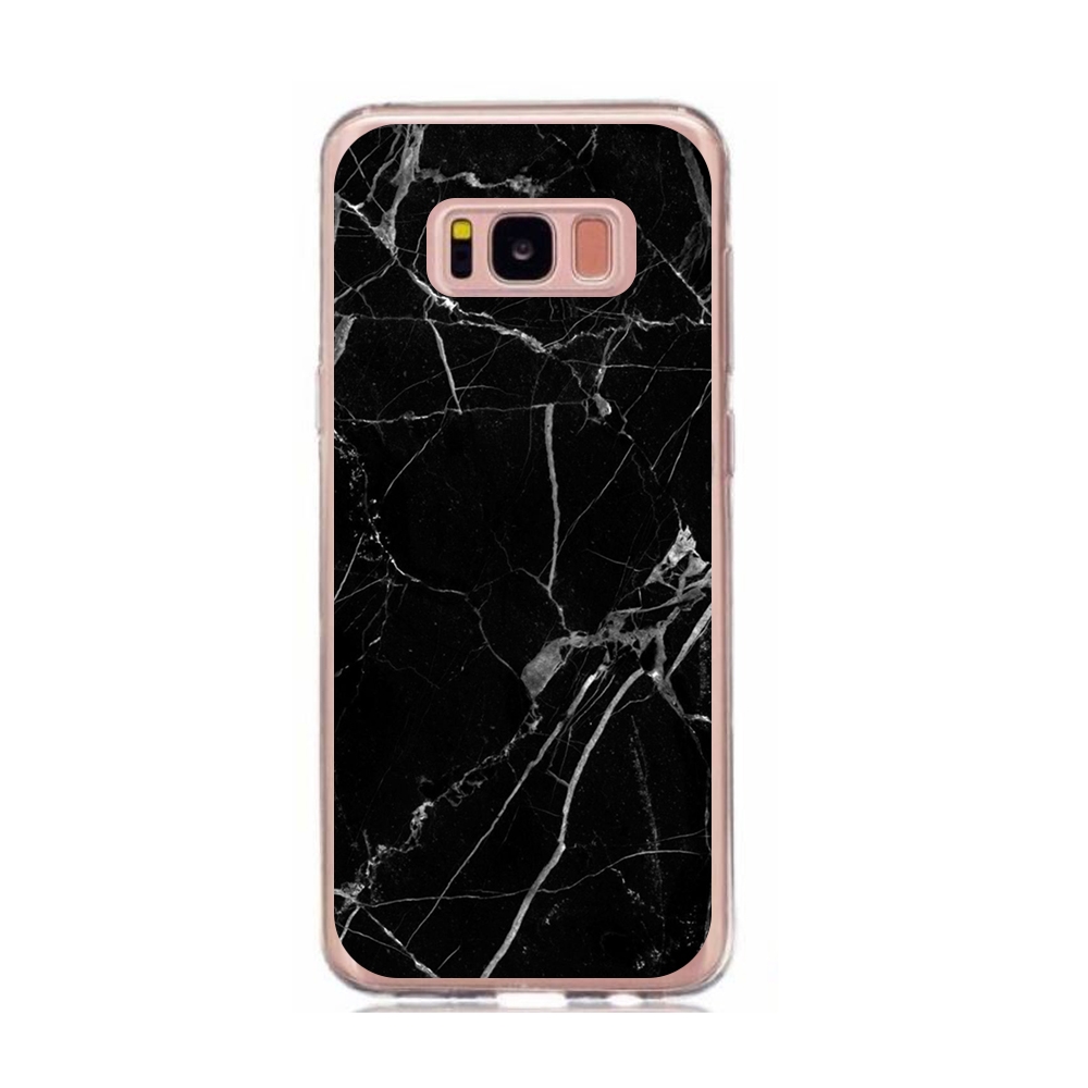 PROTEMIO MY ART obal Samsung Galaxy S8 BLACK MARBLE (142) akciós termékkép 1