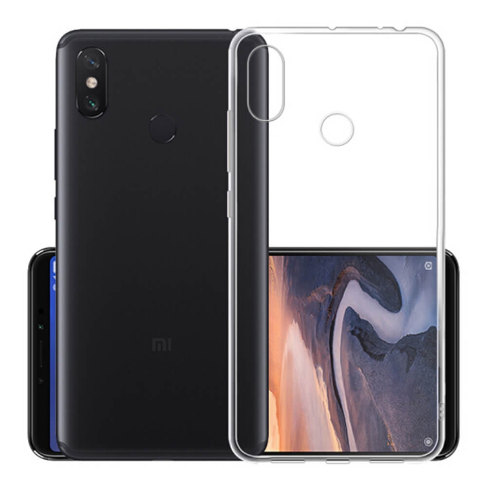 Szilikon átlátszó burkolat Xiaomi Mi Max 3 átlátszó termék 2. képe