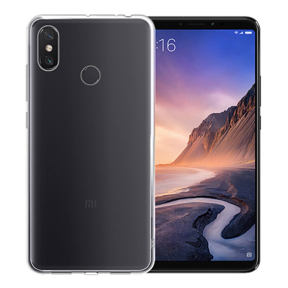 Szilikon átlátszó burkolat Xiaomi Mi Max 3 átlátszó akciós termékkép 1
