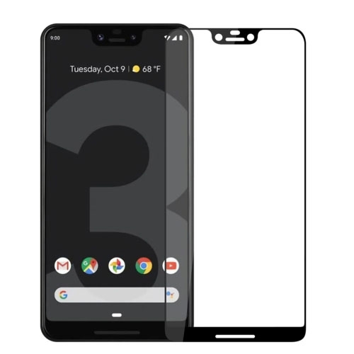 3D Tvrdené sklo Google Pixel 3 XL čierne akciós termékkép 1